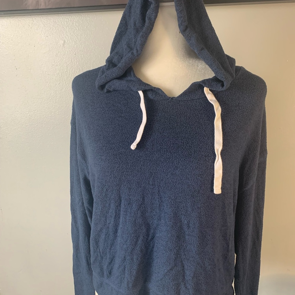 Hollister Women's Loungewear Blue hooded sweat shirt